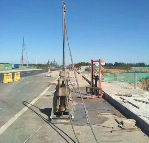渭源公路高聚物注浆加固